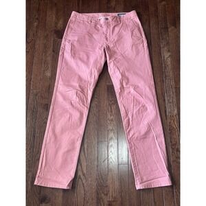 Bonobos Chino Pants Slim Fit Salmon Color Men's Size 33x32 Slim NWOT